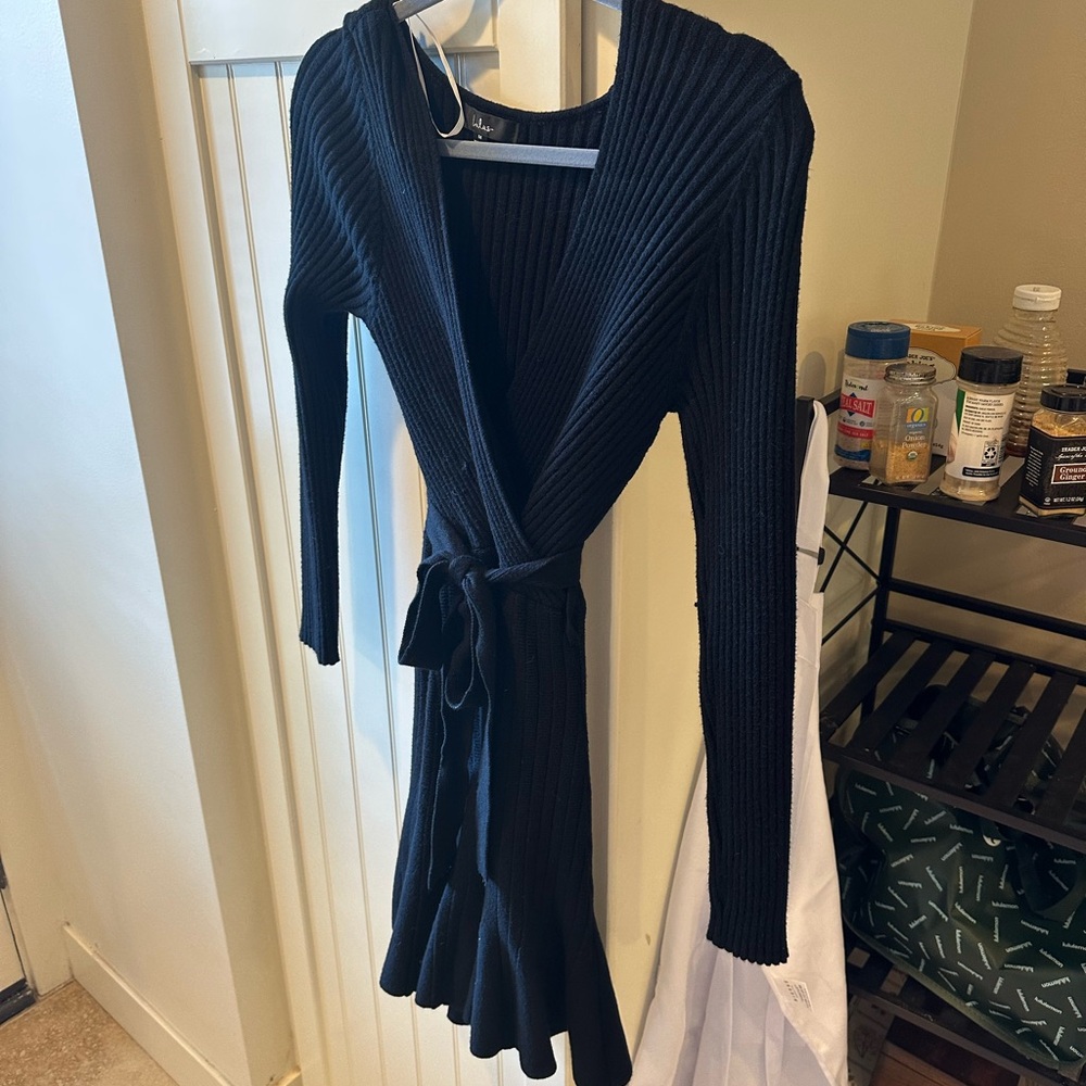 Lulus Black Sweater Dress